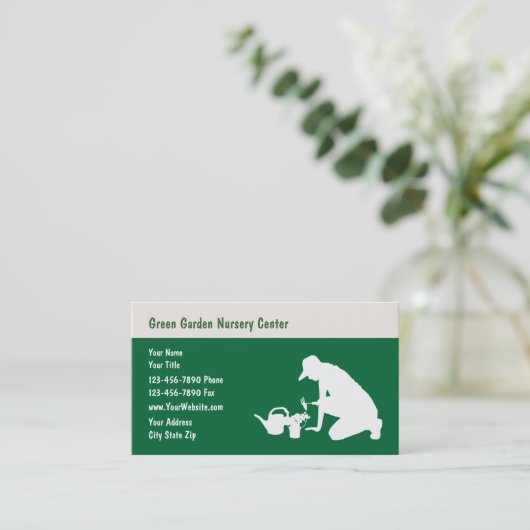 庭の子供部屋の名刺 名刺 (スタンド正面)