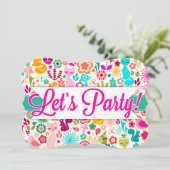 庭の子猫は"パーティを楽しもう!" 招待状 (スタンド正面)