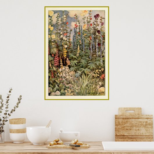 庭の子 ポスター (キッチン)