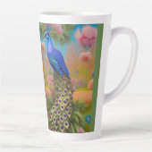 庭の孔雀 カフェラテマグ (右)