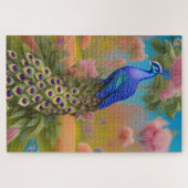 庭の孔雀 ジグソーパズル (横)