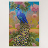 庭の孔雀 ジグソーパズル (縦)