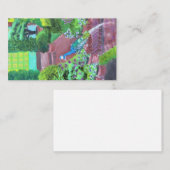 庭の孔雀 名刺 (正面/裏面)