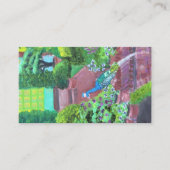 庭の孔雀 名刺 (正面)