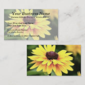 庭の完全さ-黒によって注目されるスーザン 名刺 (正面/裏面)