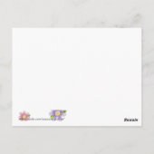 庭の宝物・ラディブグ ポストカード (裏面)