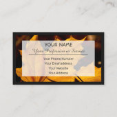 庭の専門家や自然のデザイナーのために 名刺 (裏面)