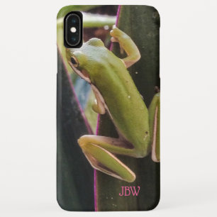 庭の小さなカエル iPhone XS MAXケース