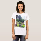 庭の小さな滝 Tシャツ (正面フル)
