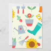 庭の小屋の招待状 招待状 (裏面)