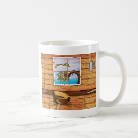 庭の小屋 コーヒーマグカップ (右)