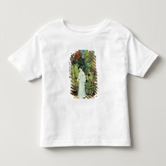 庭の巡査の夫人 トドラーTシャツ (正面)