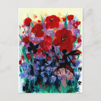 庭の底の妖精たち ポストカード