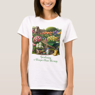 庭の愛好家 / 春の花 Tシャツ