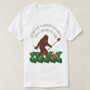 庭の戦士があるためによくして下さい Tシャツ