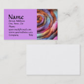 庭の手によって染められる非常駐の名刺 名刺 (正面/裏面)