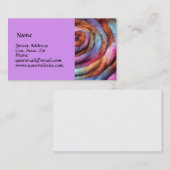 庭の手によって染められる非常駐の名刺 名刺 (正面/裏面)