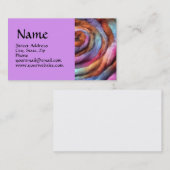 庭の手によって染められる非常駐の名刺 名刺 (正面/裏面)