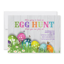 庭の招待状のイースター