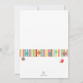 庭の招待状の花 招待状 (裏面)