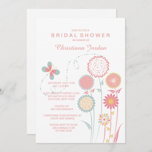 庭の招待状 招待状 (正面/裏面)