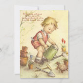 庭の招待状 招待状 (正面)