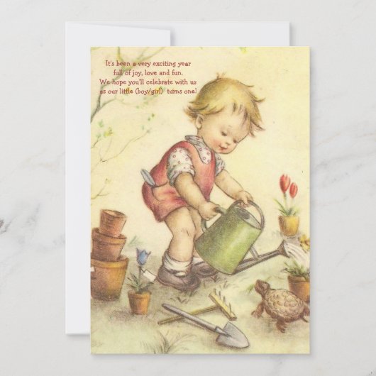 庭の招待状 招待状 (正面)