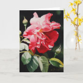 庭の挨拶状で戯れる夏 カード (黄色い花)