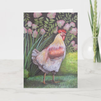 庭の挨拶状の歩行 カード