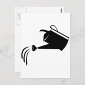 庭の散水缶 – ガーデニングウォーター ポストカード (正面/裏面)