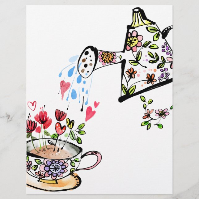 庭の散水花園芸 (正面)