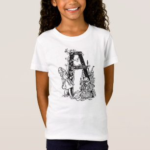 庭の文字'A' Tシャツ