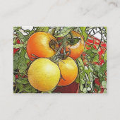 庭の新しい家宝のトマト 名刺 (裏面)