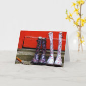 庭の日 カード (黄色い花)