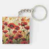 庭の春の花 キーホルダー (裏面)