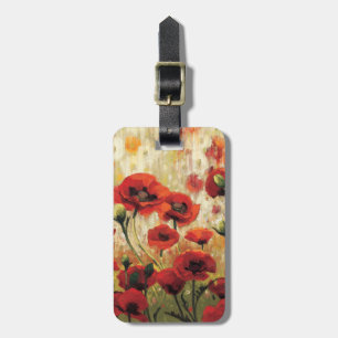 庭の春の花 ラゲッジタグ