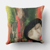 庭の昼寝 クッション (裏面)