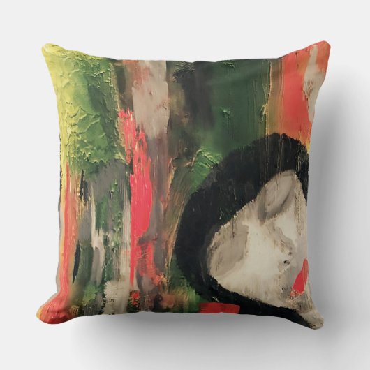 庭の昼寝 クッション (正面)