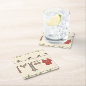 庭の服 スクエアペーパーコースター (インサイチュ)