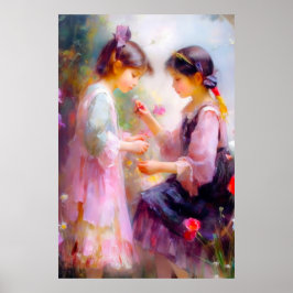 庭の朝 ポスター