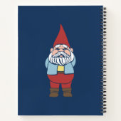 庭の格言と花パーソナライズされた ノートブック (裏面)