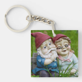 庭の格言のカップルのアクリルKeychain キーホルダー