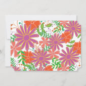 庭の植物の花 (裏面)