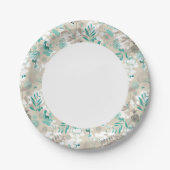 庭の模様 ペーパープレート (正面)