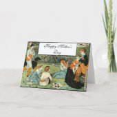 庭の母の日 カード (正面)