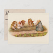 . .庭の水彩カラーレシピカード ポストカード (正面/裏面)