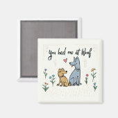 庭の犬たちIII 私を悩ませていたのか マグネット (正面/裏面)