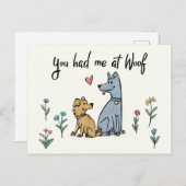 庭の犬 III | 君は僕をワンとさせた ポストカード (正面/裏面)