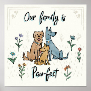 庭の犬IV 私たちの家族はPaw-fect ポスター