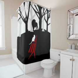 庭の猫 シャワーカーテン